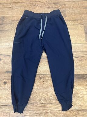 Figs Navy Blue Jogger Scrub Pants